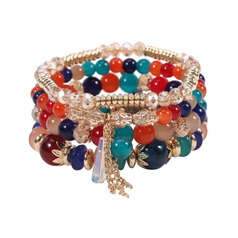 Bohemian rhinestone bracelet
