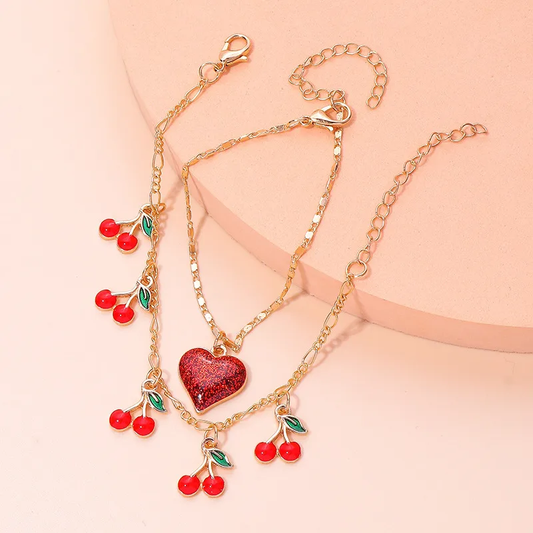 Heart Shape Zinc Alloy Cable Chain Chain & Link Bracelets