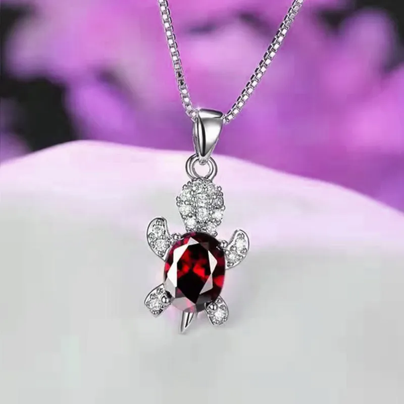 Cute turtle alloy necklace