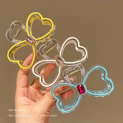 Women's Tropical Sweet Bow Knot Plastic Hair Claws