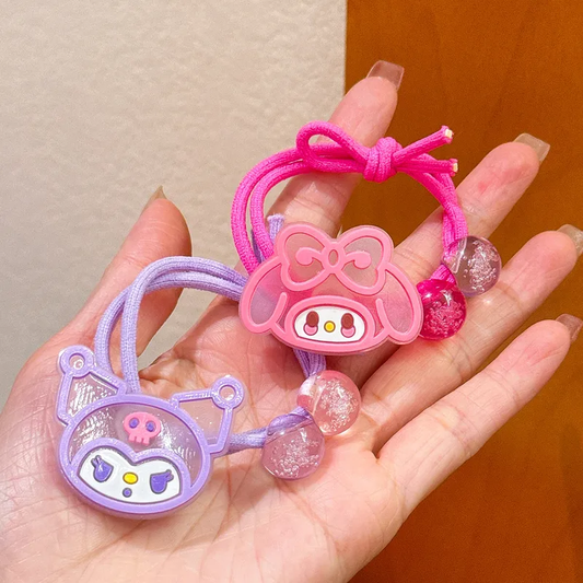 Cute Cartoon Hair Rope Hair Ring Durable No Injury Children's Rubber Tendons Little Girl's Pony Tail Hair Rope Hair Accessories