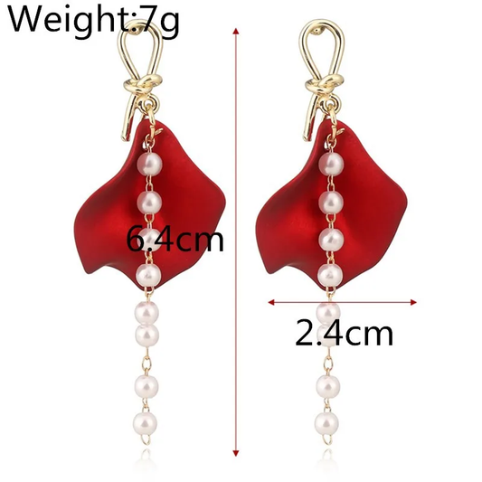 Fashion Geometric Plating Alloy No Inlaid Drop Earrings