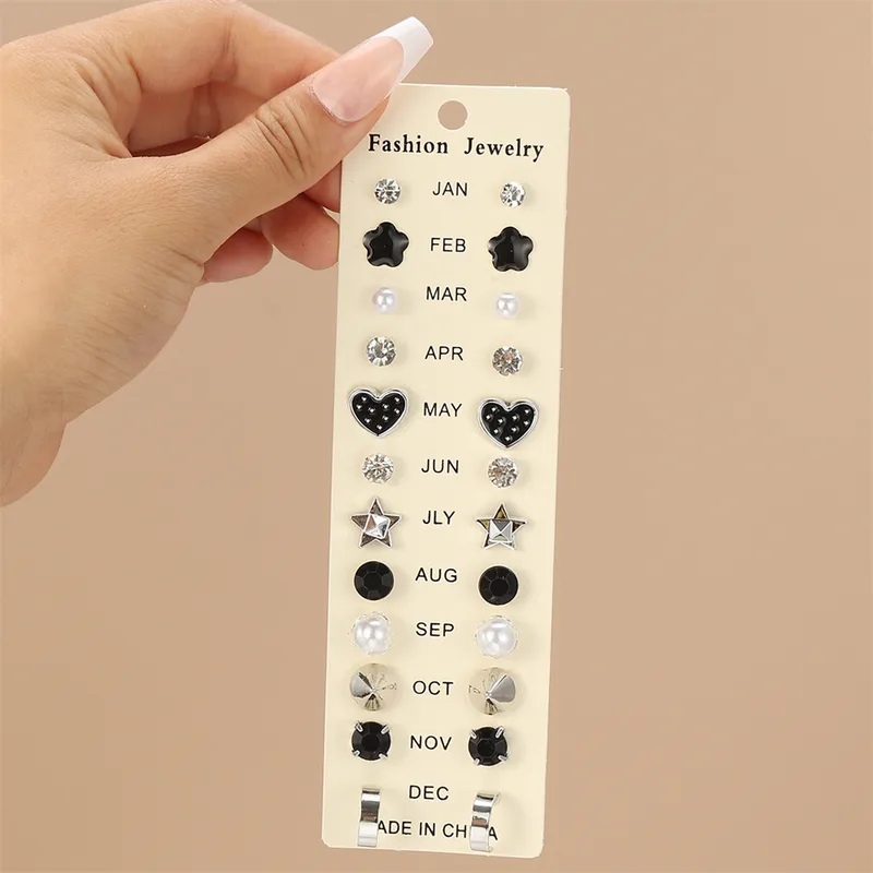 Casual simples style set earring
