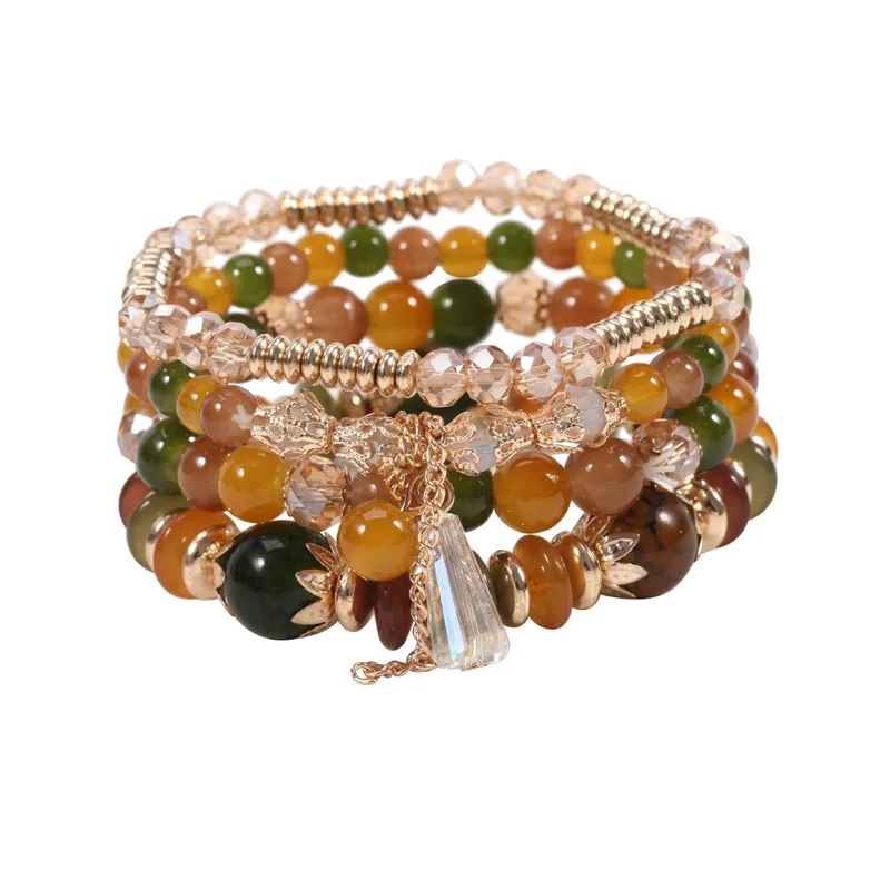 Bohemian rhinestone bracelet