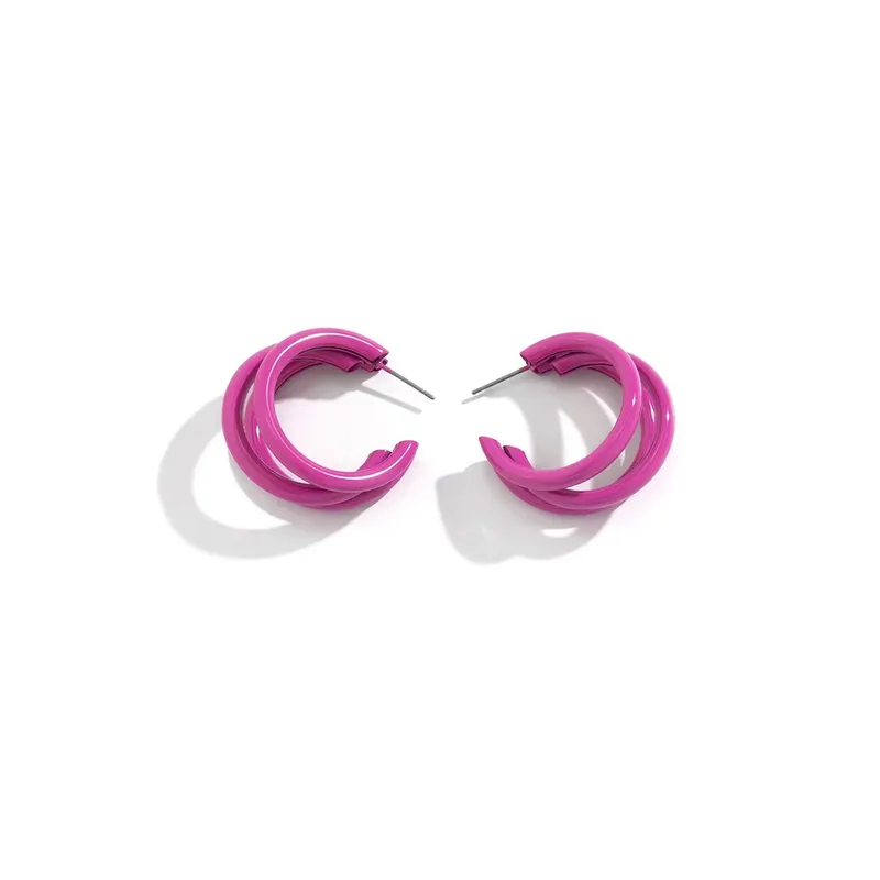 Casual Simple Style Classic Style C Shape Iron Ear Studs