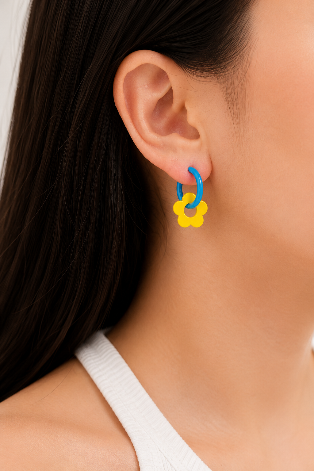 Colorful Flower Earring