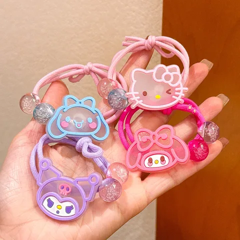 Cute Cartoon Hair Rope Hair Ring Durable No Injury Children's Rubber Tendons Little Girl's Pony Tail Hair Rope Hair Accessories
