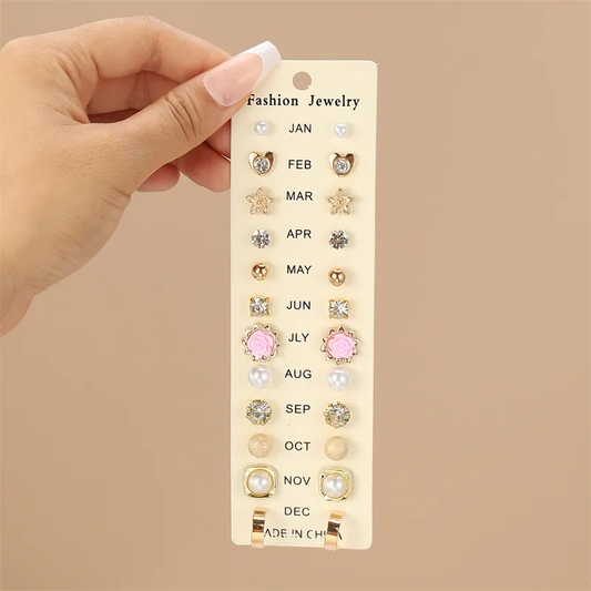 Casual simples style set earring