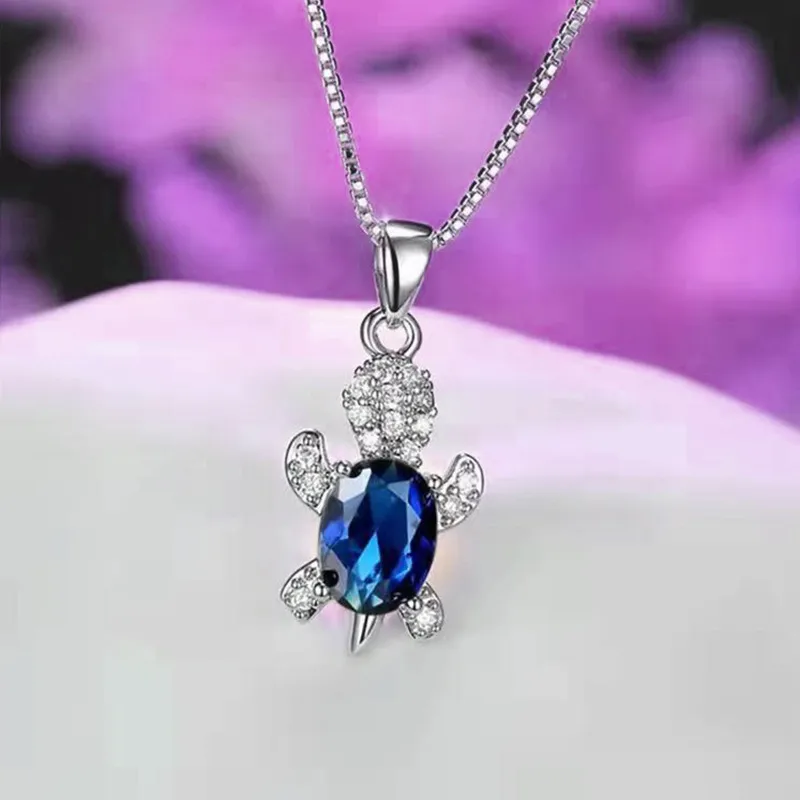Cute turtle alloy necklace