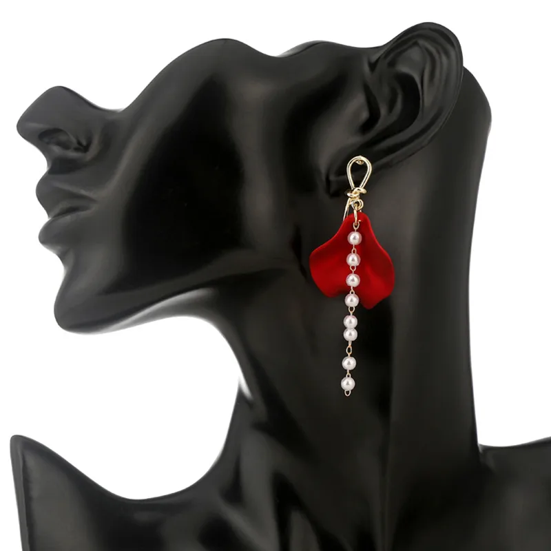 Fashion Geometric Plating Alloy No Inlaid Drop Earrings