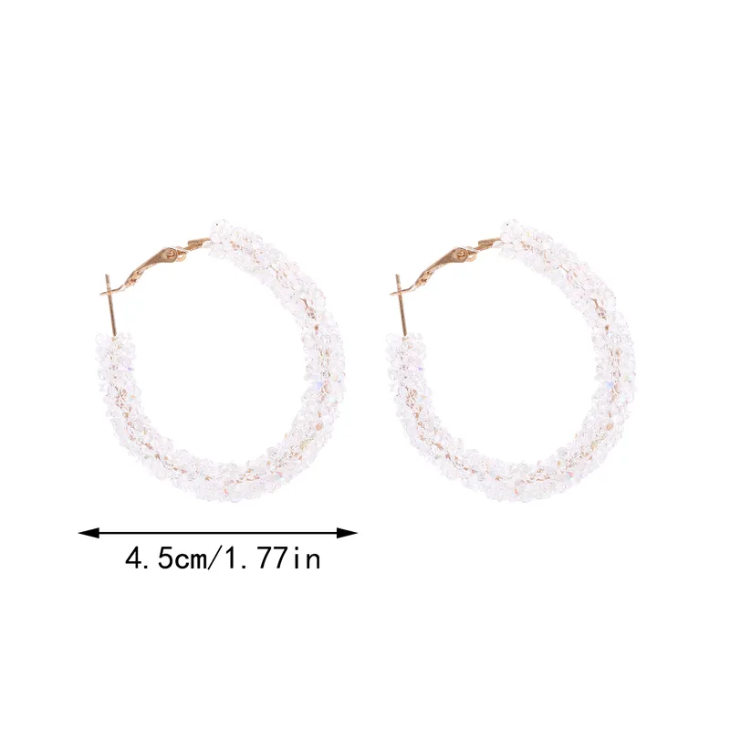 Style modern style classic style circle resin hoop earring