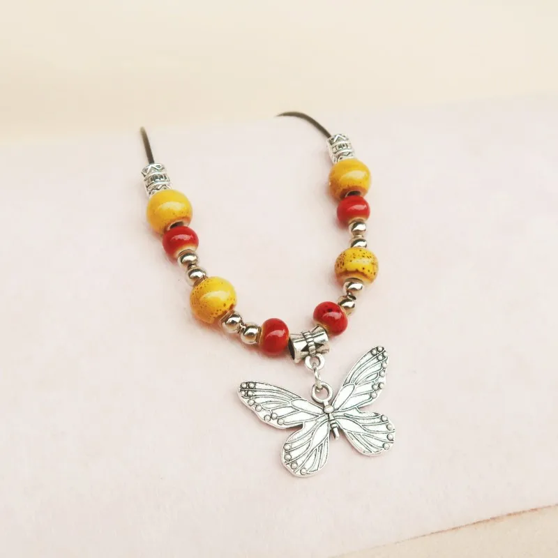 Ethnic Style Butterfly Alloy  Pendant Necklace