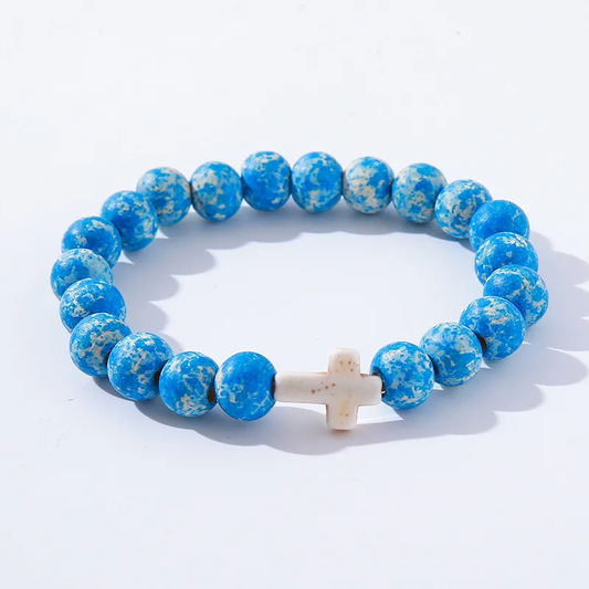 Casual Simple Style  Cross Wood  Bracelets