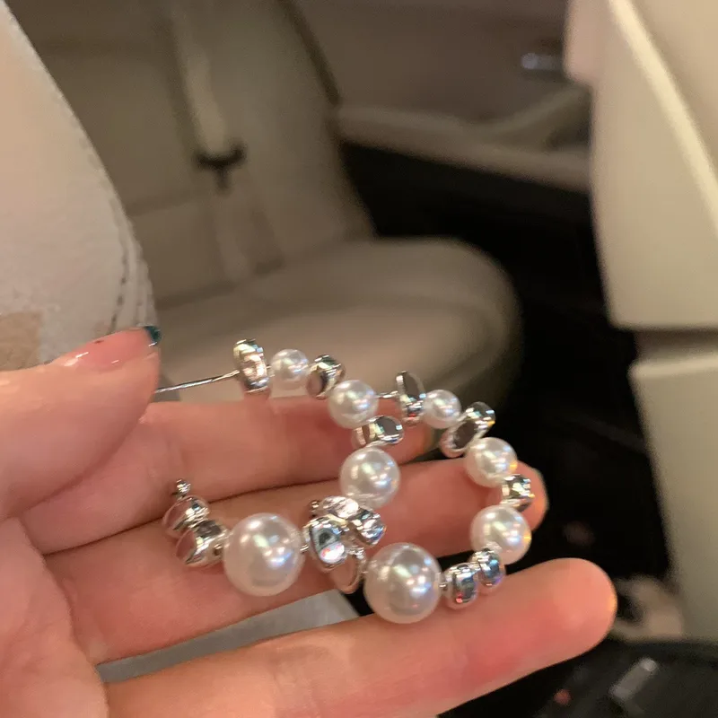 Style Solid Color Plating Alloy Plated Ear Studs