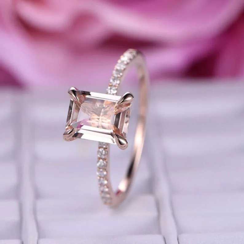 Rose gold ring