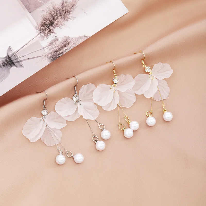 Lady Geometric Plating Zinc Alloy Drop Earrings