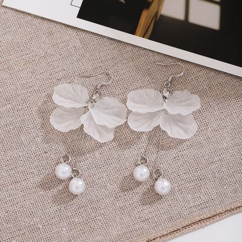 Lady Geometric Plating Zinc Alloy Drop Earrings