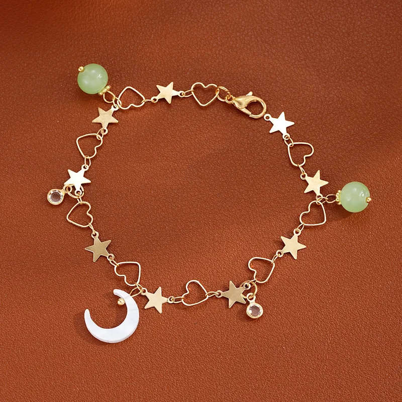 Sweet Simple Style Star Moon Alloy Bracelets