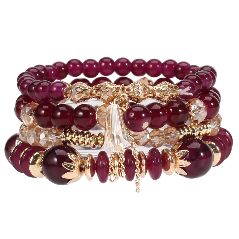 Bohemian rhinestone bracelet