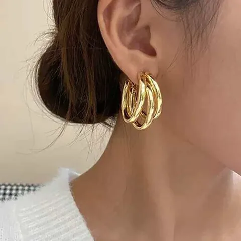 Casual Simple Style Classic Style C Shape Iron Ear Studs