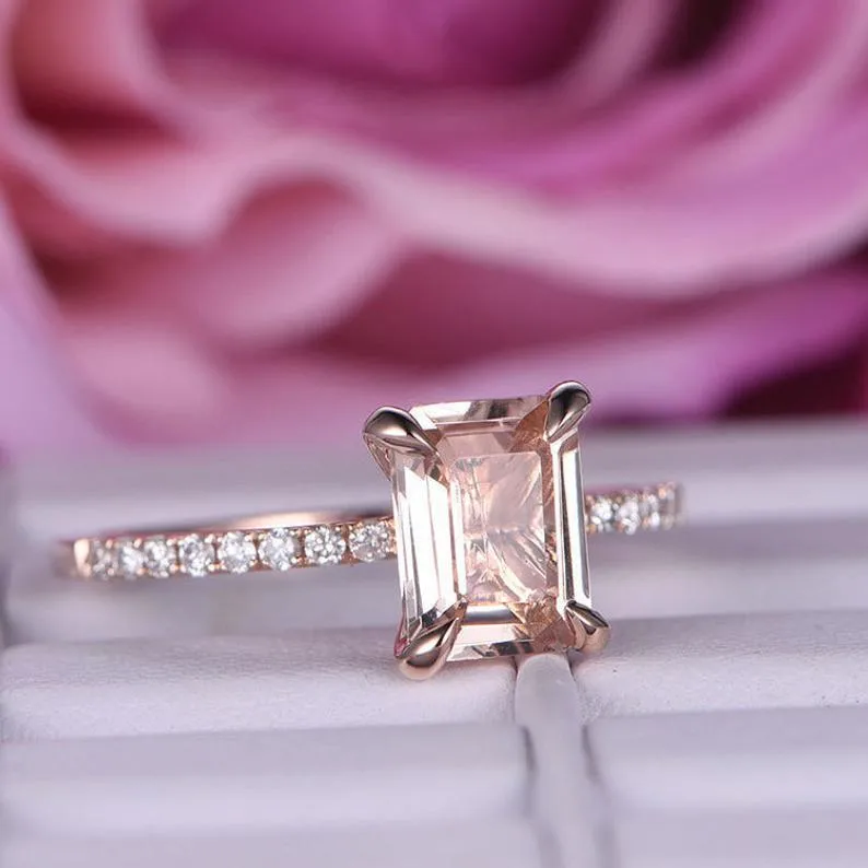Rose gold ring