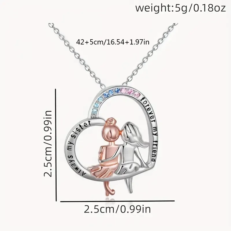 Fairy styles princess heart shape necklace