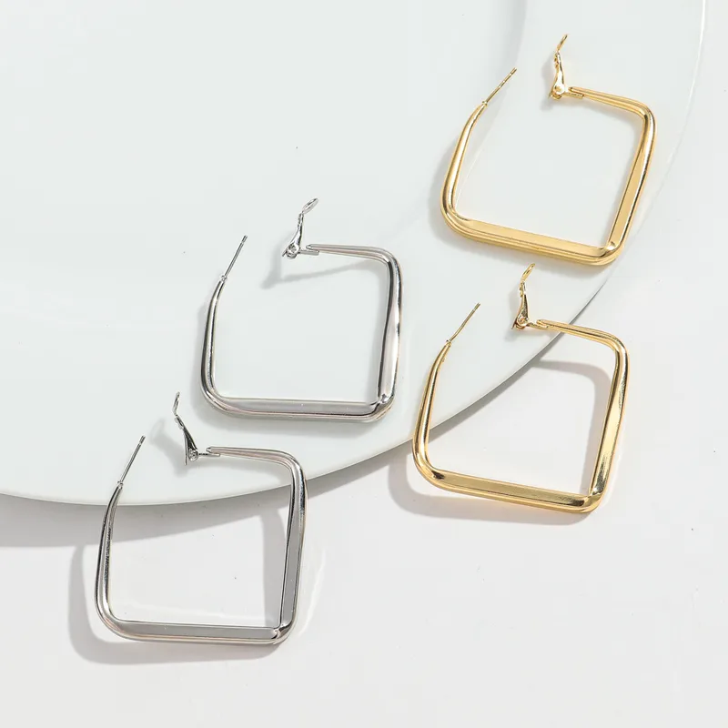 Vacation Modern Style Simple Style Rhombus Alloy Earrings