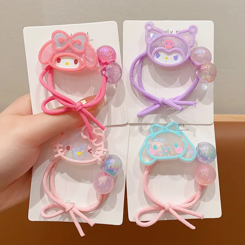 Cute Cartoon Hair Rope Hair Ring Durable No Injury Children's Rubber Tendons Little Girl's Pony Tail Hair Rope Hair Accessories