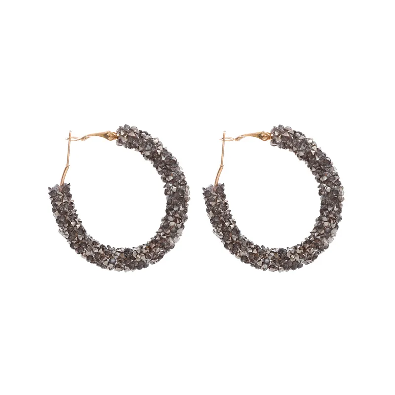 Style modern style classic style circle resin hoop earring