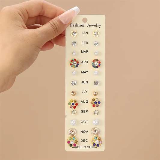 Casual simples style set earring