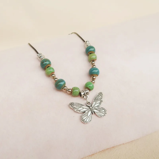 Ethnic Style Butterfly Alloy  Pendant Necklace