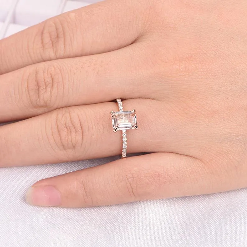 Rose gold ring